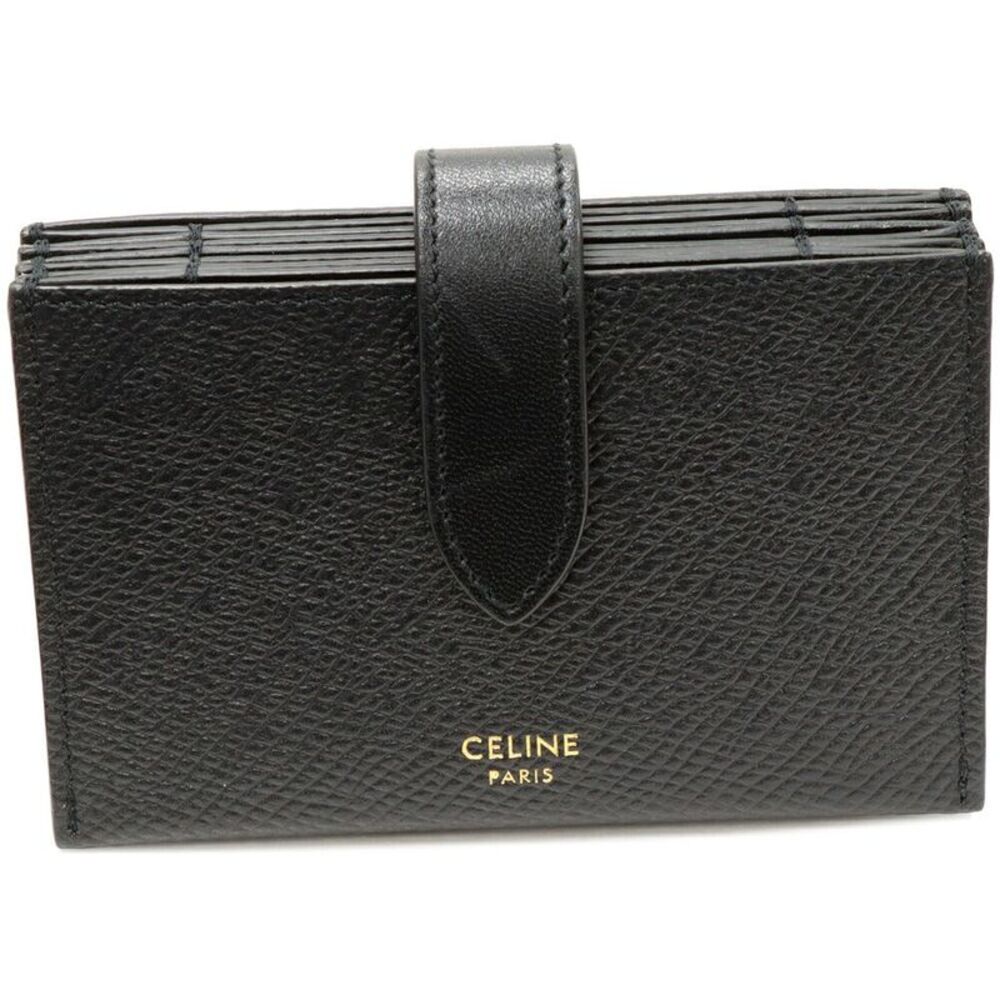 Celine Accordion Card Holder Calf Card Case